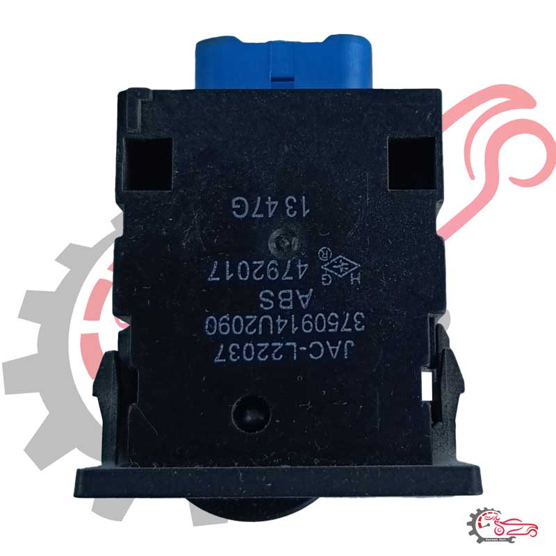 نمای نزدیک کلید چراغ جلو جک S5 توربو